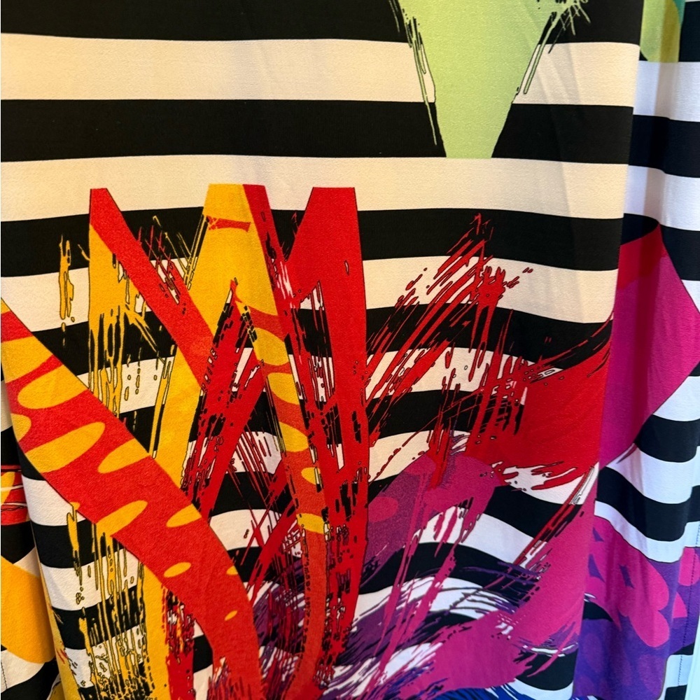 Kate & Mallory striped abstract maxi dress - Picture 6 of 7